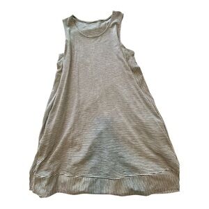 Lands’ End Striped Sleeveless Swing Dress w/ Pockets XL